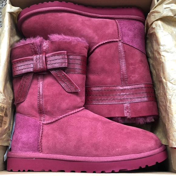 Uosette Sangria LE Ugg Australia Short Boots - Picture 6 of 8